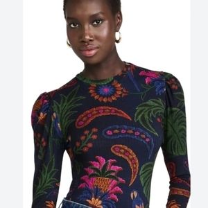 Farm rio tapestry bodysuit size medium